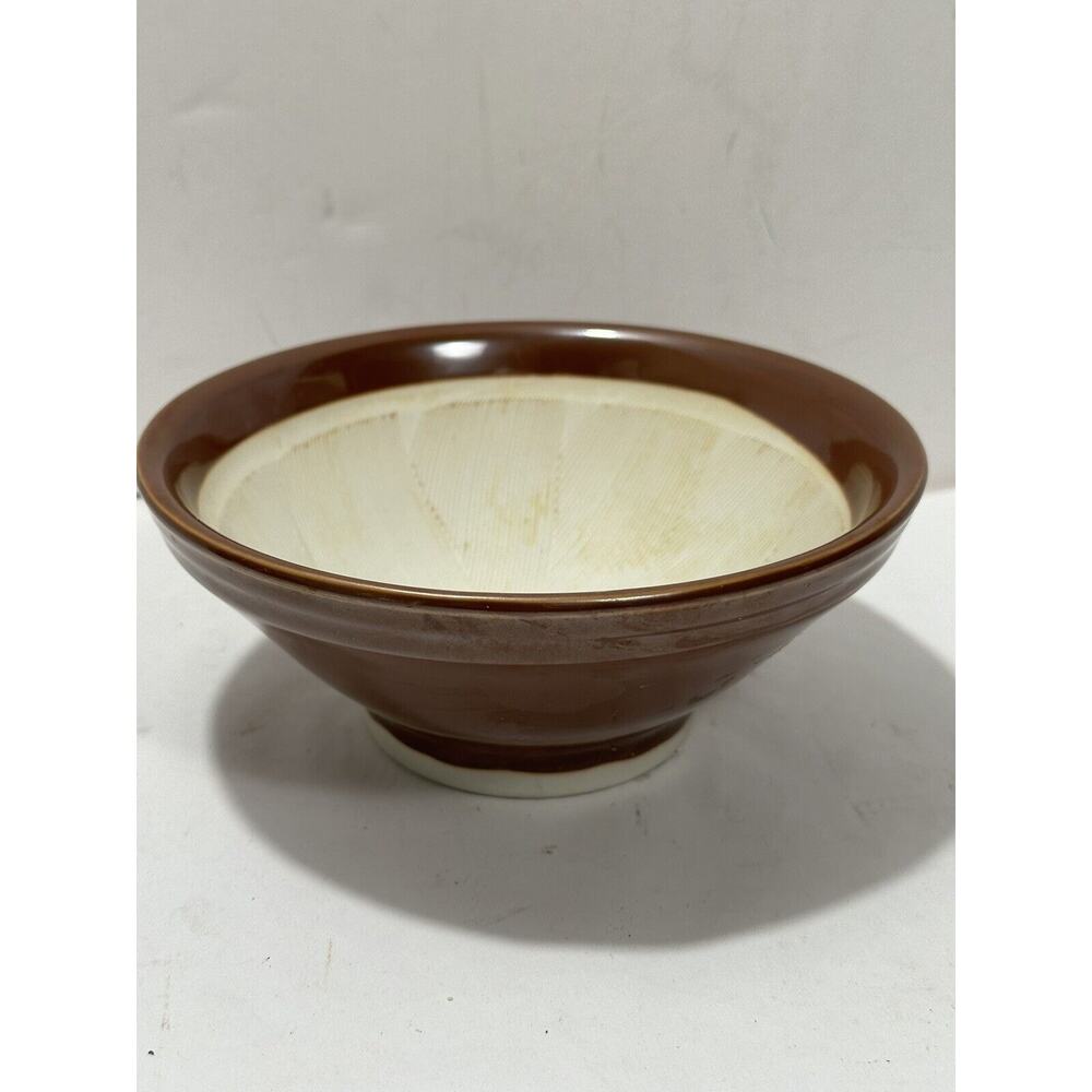Japanese‎ Ceramic Suribachi Mortar Food Preparation Bowl, Made in Japan See Pics